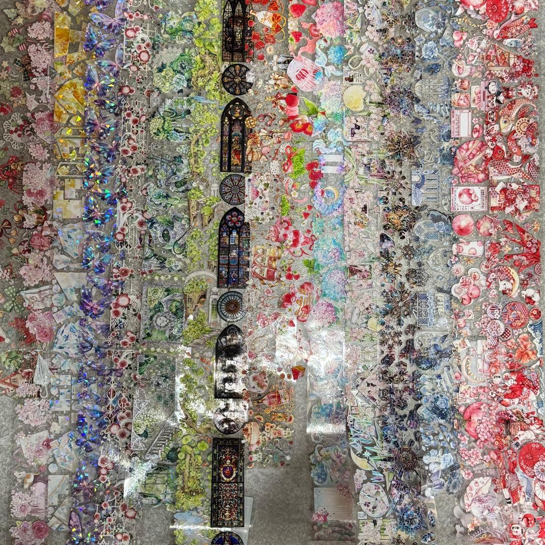 海外マステ＋収納ファイル＋クリップセット おまけ付き