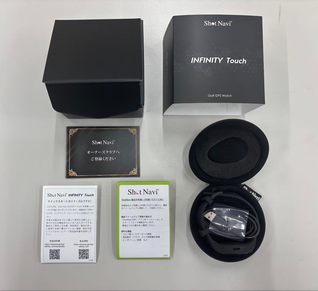 ShotNavi INFINITY Touch ゴルフGPSウォッチ