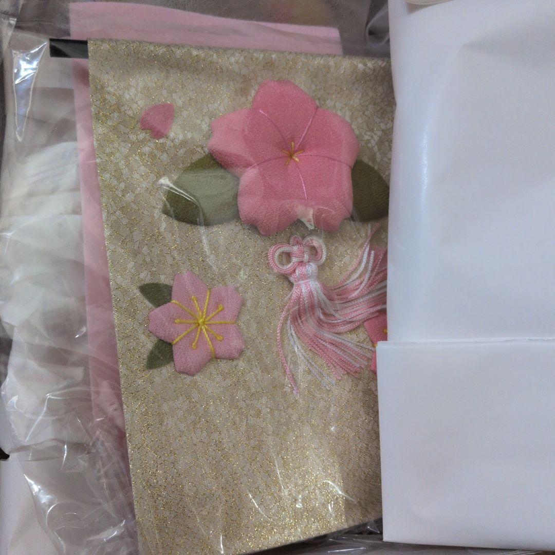 京都 リュウコドウ ぽてりひな２人（麻の葉）桜几帳付