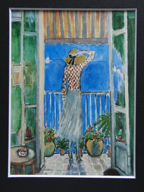 カシニョール（Cassigneul）、猫のいる室内、希少な画集より