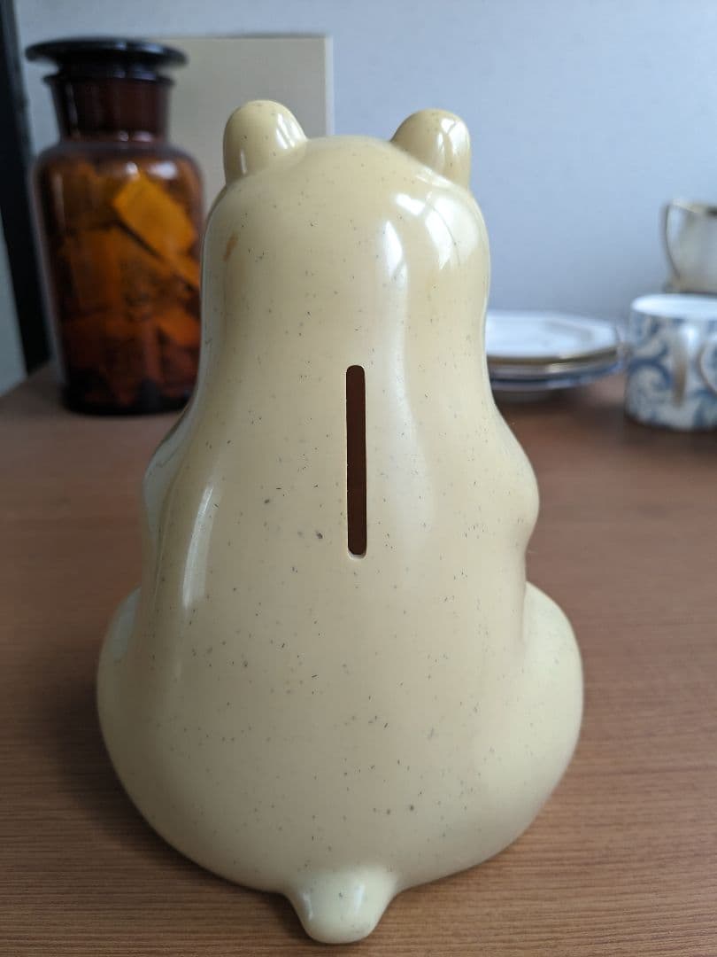 北欧ヴィンテージオリジナルNordea銀行ノベルティ しろくま貯金箱