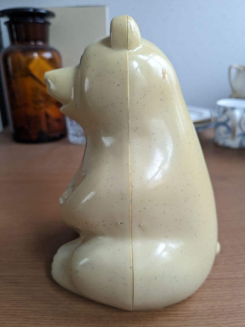 北欧ヴィンテージオリジナルNordea銀行ノベルティ しろくま貯金箱