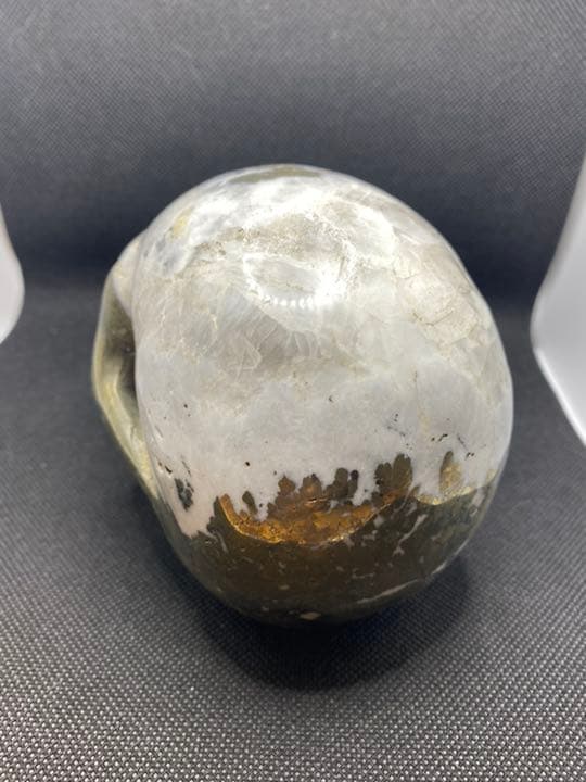 パイライトインクォーツスカル