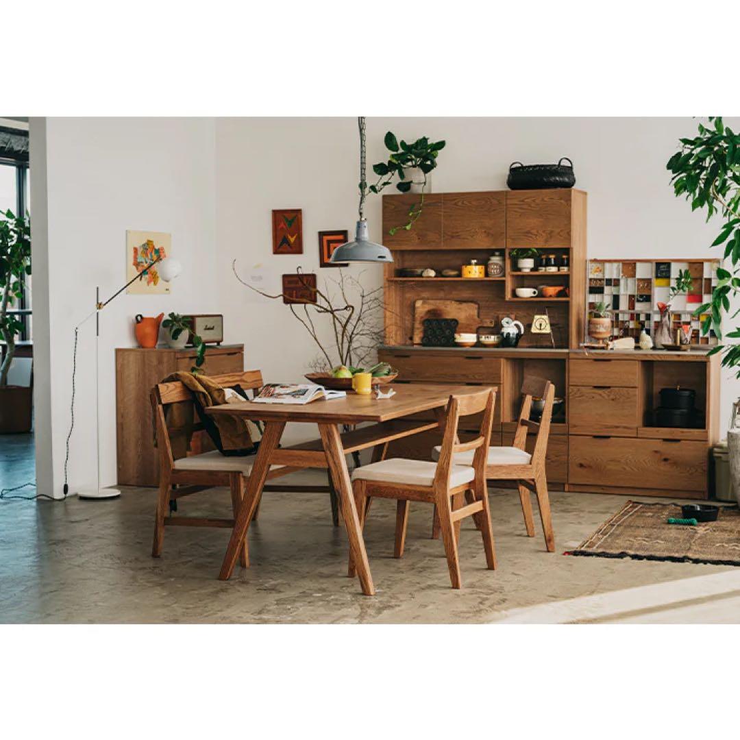 ウニコ　アディ　ダイニングテーブル　イス4脚セット