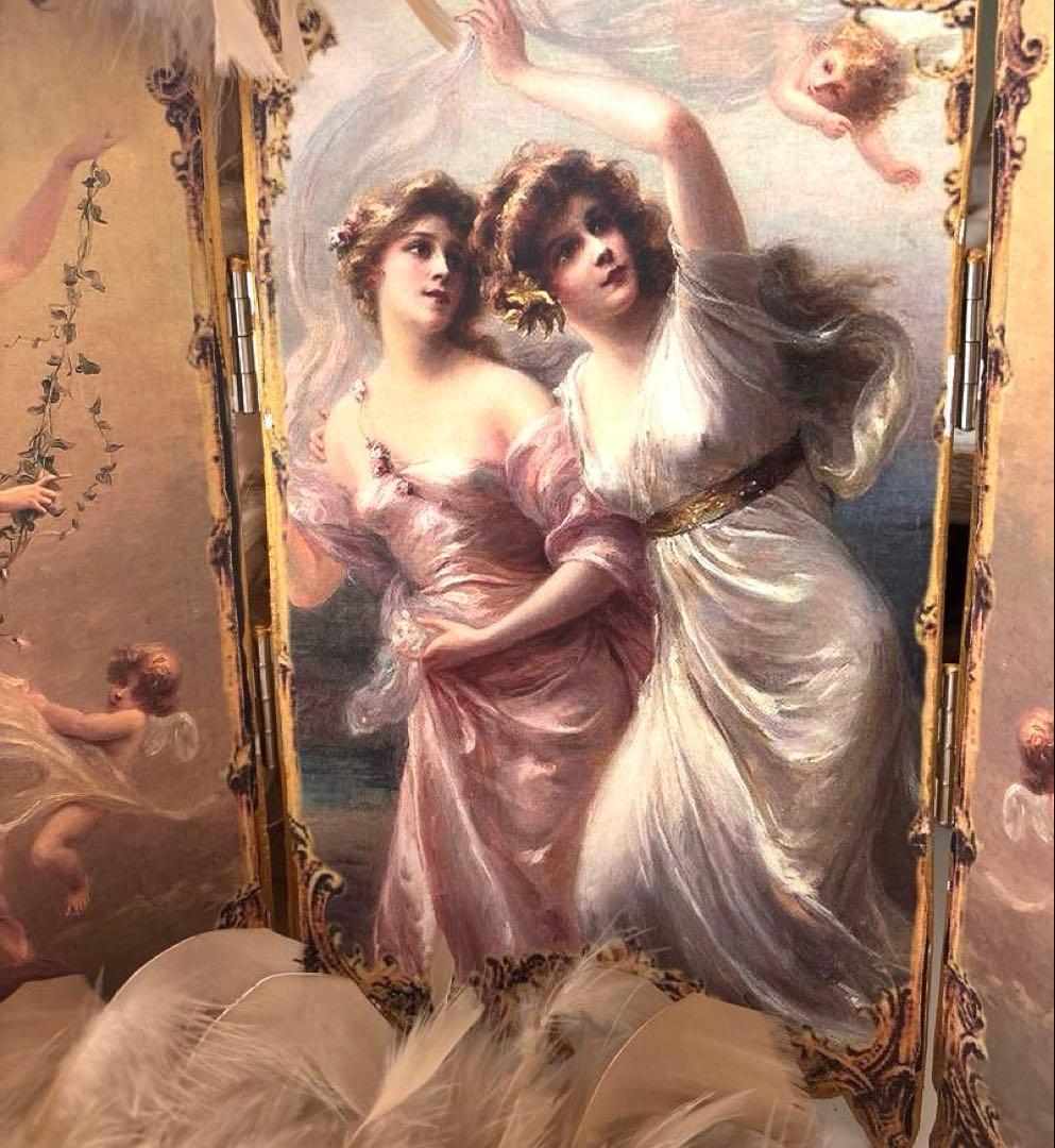 アンティーク雑貨 Beautiful tabletop partition.