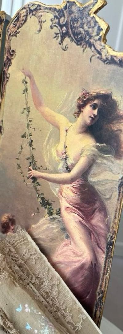 アンティーク雑貨 Beautiful tabletop partition.