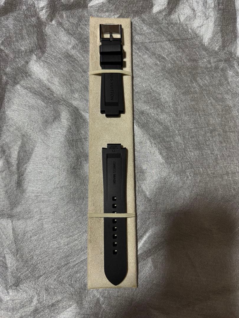 Louis Vuitton ブラック　ラバーベルト