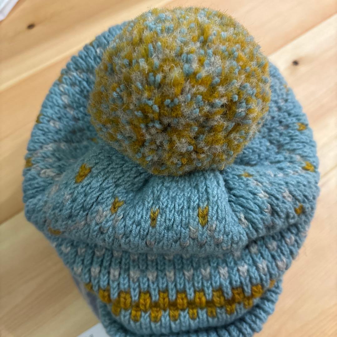 キャピタル　KAPSIZE ポンポン付きニット帽