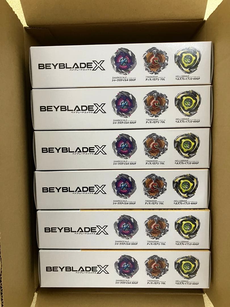 【6箱・未開封】ベイブレード X UX-15 シャークスケイルデッキセット