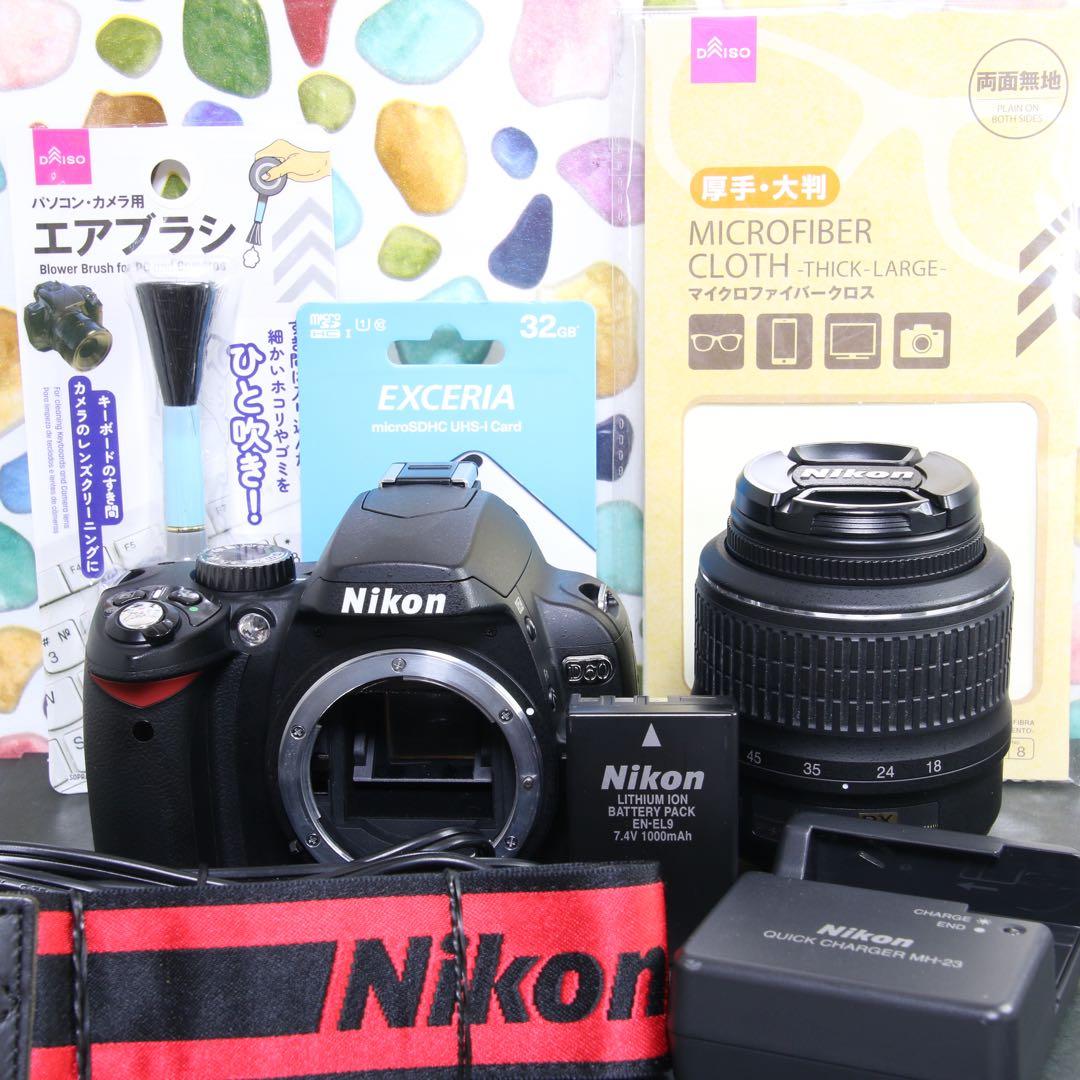 ♥︎◇NIKON ニコン D60 ◇スマホ転送 ◇ショット数少