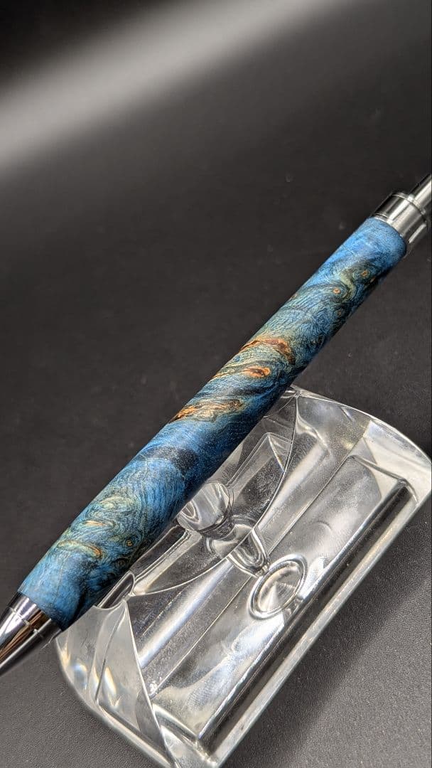 358ペン工房翌檜　スタビライズドウッドバーチバール　木軸シャーペン　ボールペン