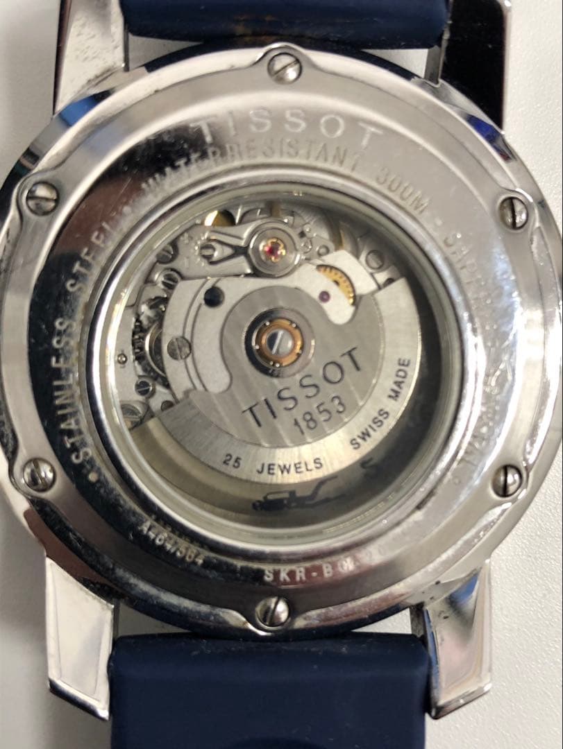 【期間限定お値下げ】TISSOT 腕時計　自動巻き ネイビー