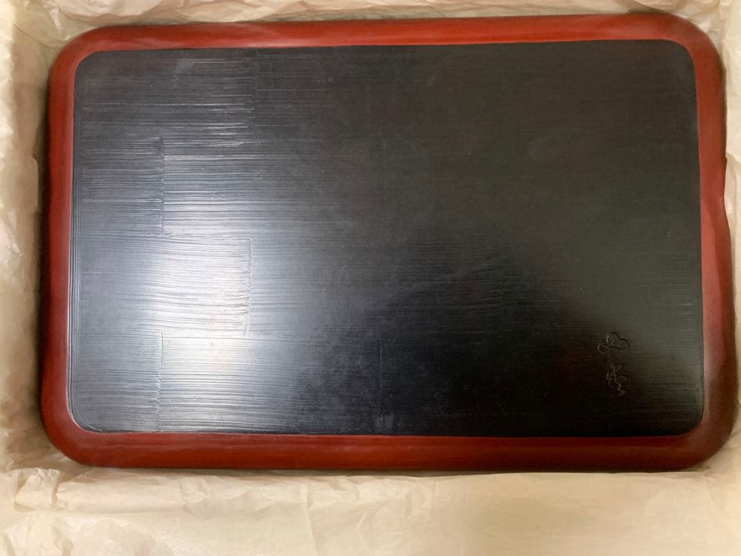 未使用品　鎌倉彫　菊　盆　アンティーク　昭和レトロ