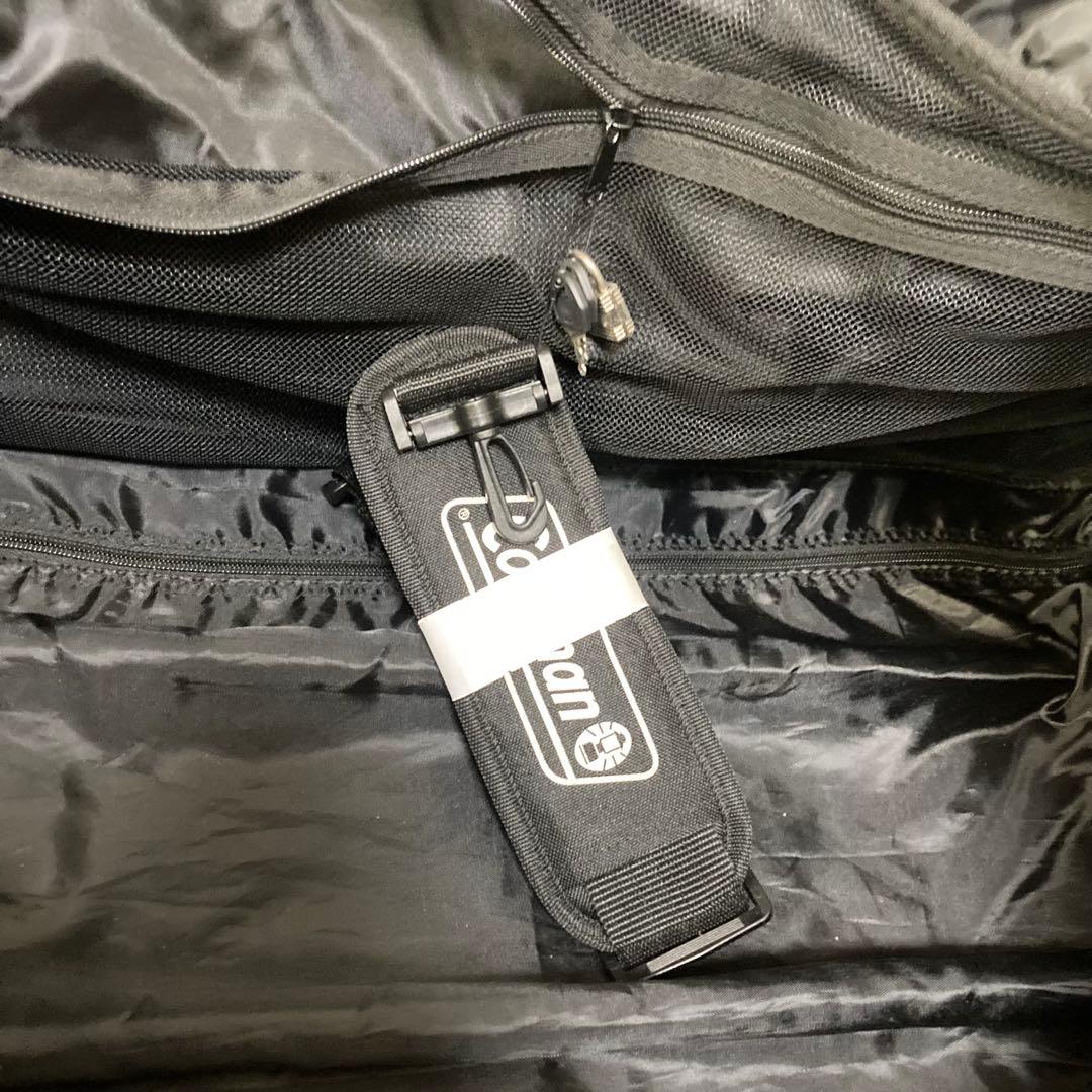 特大Coleman☆コールマン 77L ボストン キャリーバッグ 3way 黒