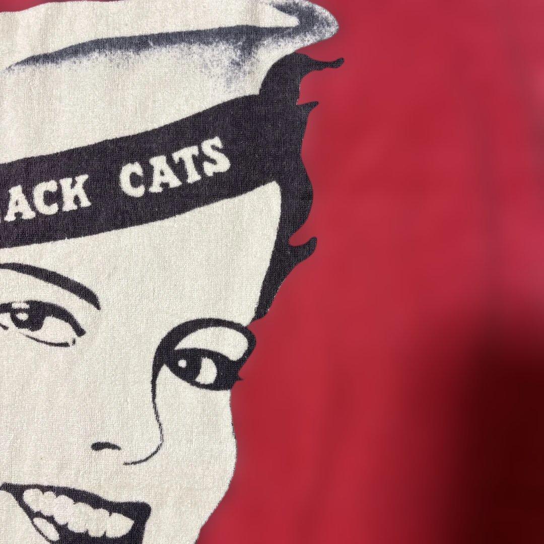◆クリームソーダ ビーチタオル　バスタオル　ブラックキャッツ◆