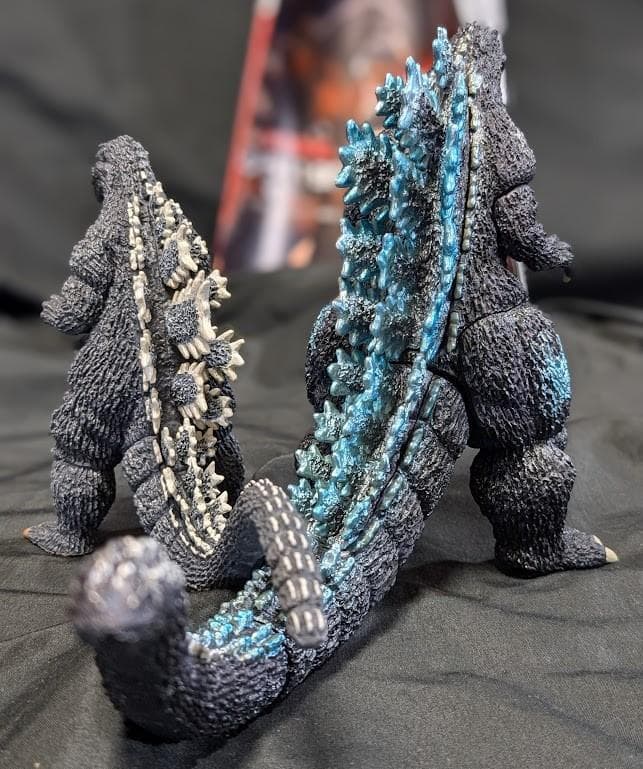 バーニングゴジラ＋84ゴジラ（デアゴスティーニ）東宝怪獣コレクション　リペイント