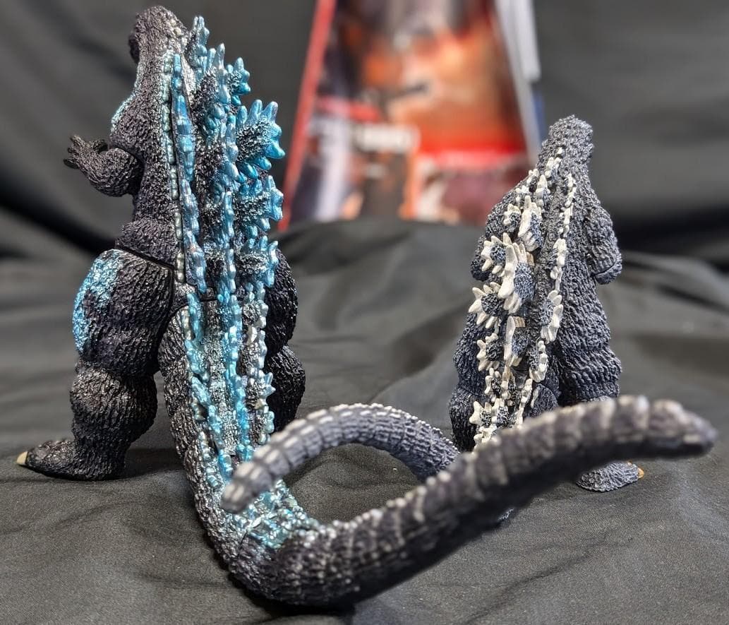 バーニングゴジラ＋84ゴジラ（デアゴスティーニ）東宝怪獣コレクション　リペイント