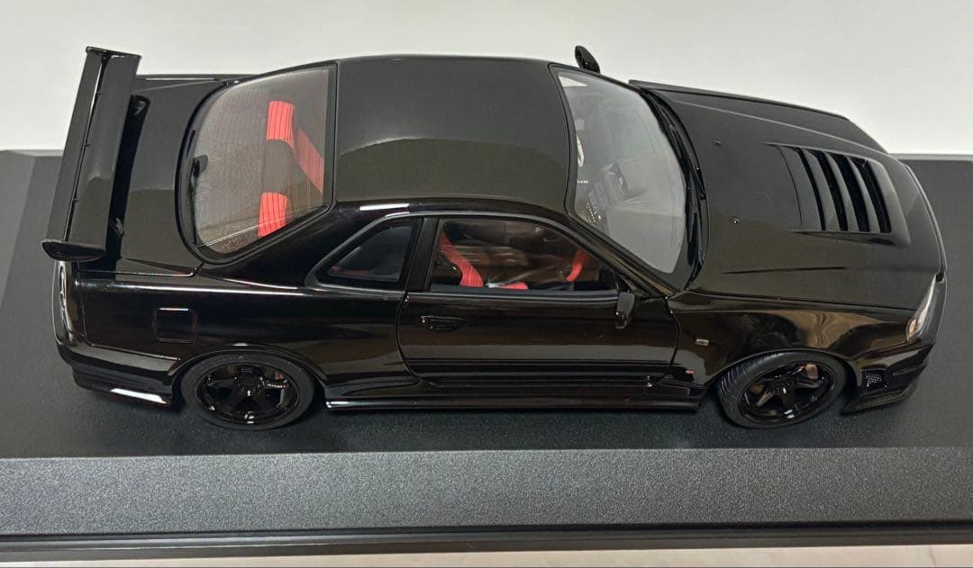に*ー様 AUTOart 1/18ニスモ R34 GT-R Z-tune ブラッ