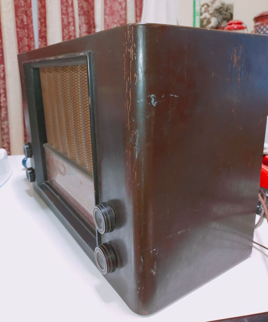 希少 ナショナル 真空管ラジオMAGNA SUPER BX-210 昭和レトロ