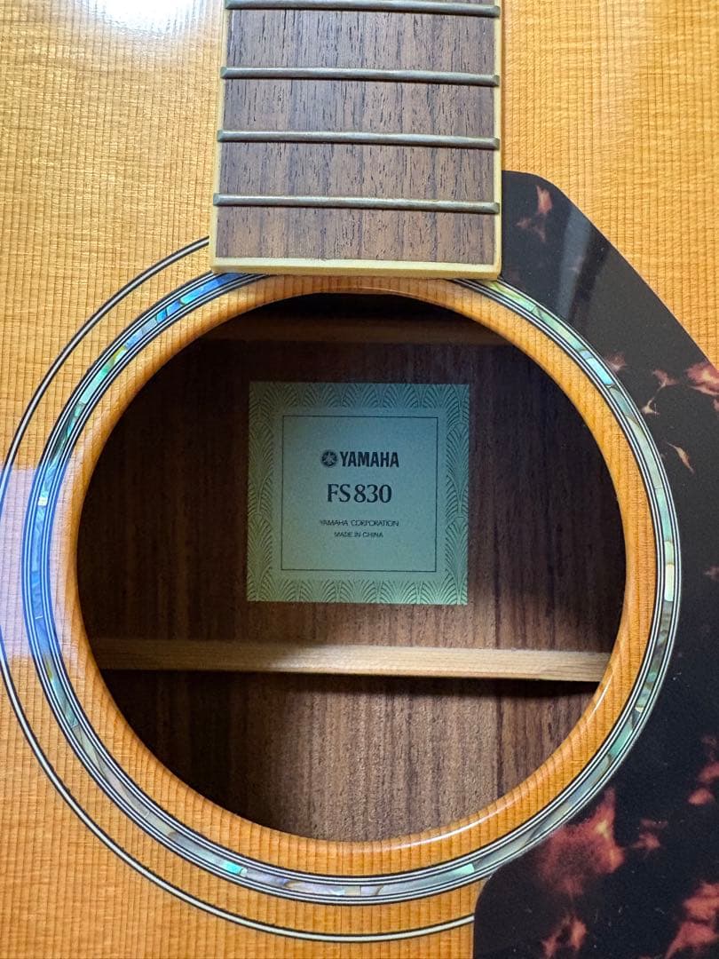 YAMAHA FS830、アコースティックギター