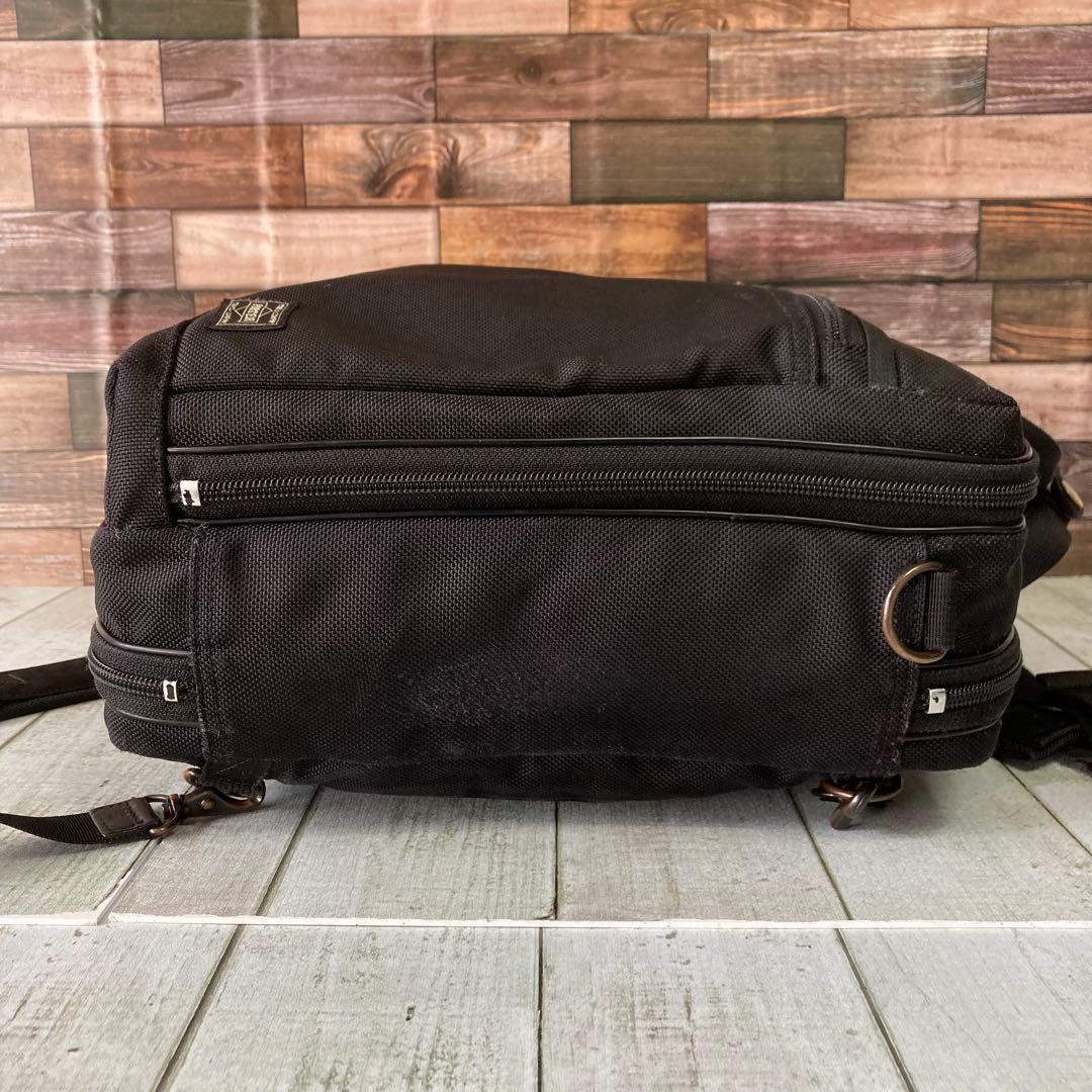 ポーター　吉田カバン　ビジネスバッグ　B4可　3way　ステージ　2層式　黒