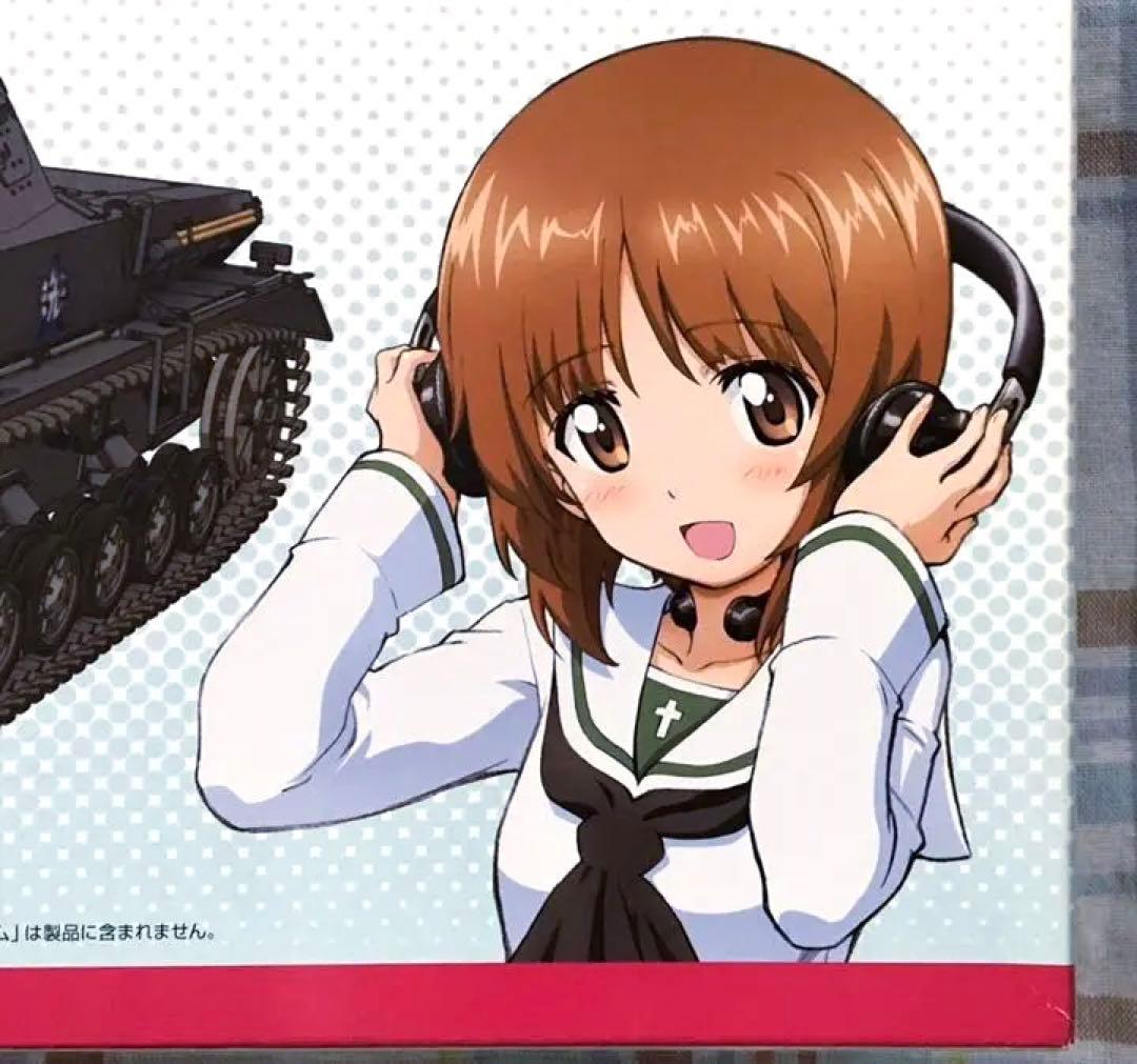 初版品 ガルパン 1/35 あんこうチーム 四号戦車D型 短砲身 w/みほシール