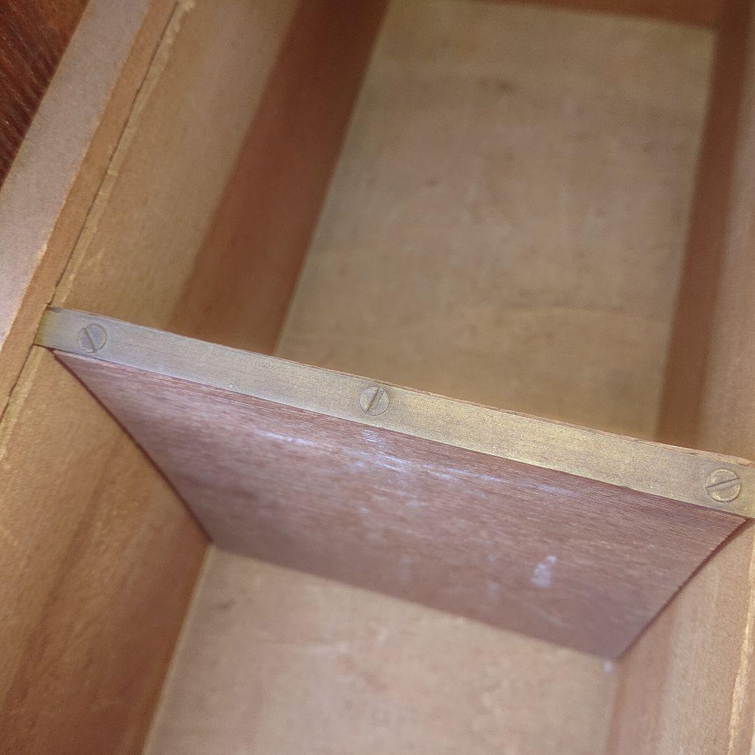 ヴィンテージ木製引き出し　木製棚　 8引き出し ブラウン