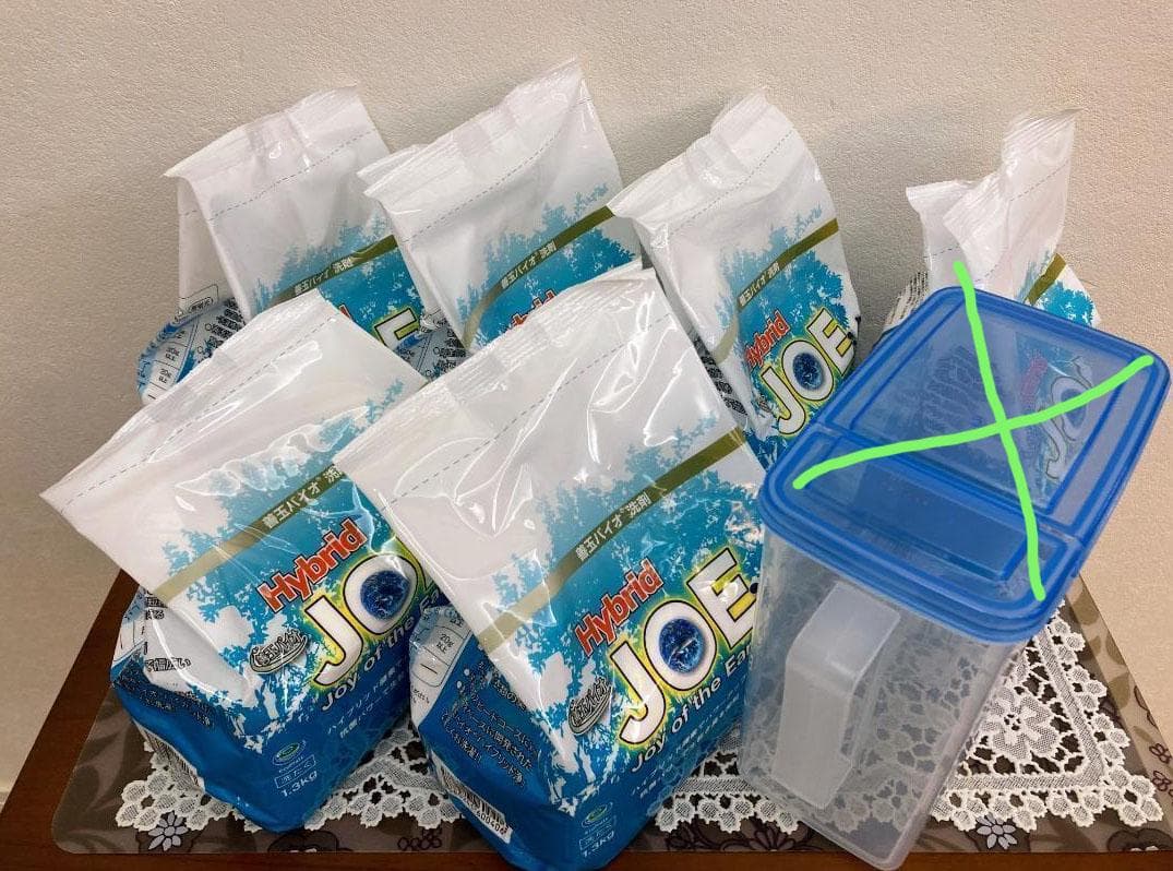 善玉バイオ洗剤 ハイブリッド 浄 1.3kg 詰替×6 　ケースなし