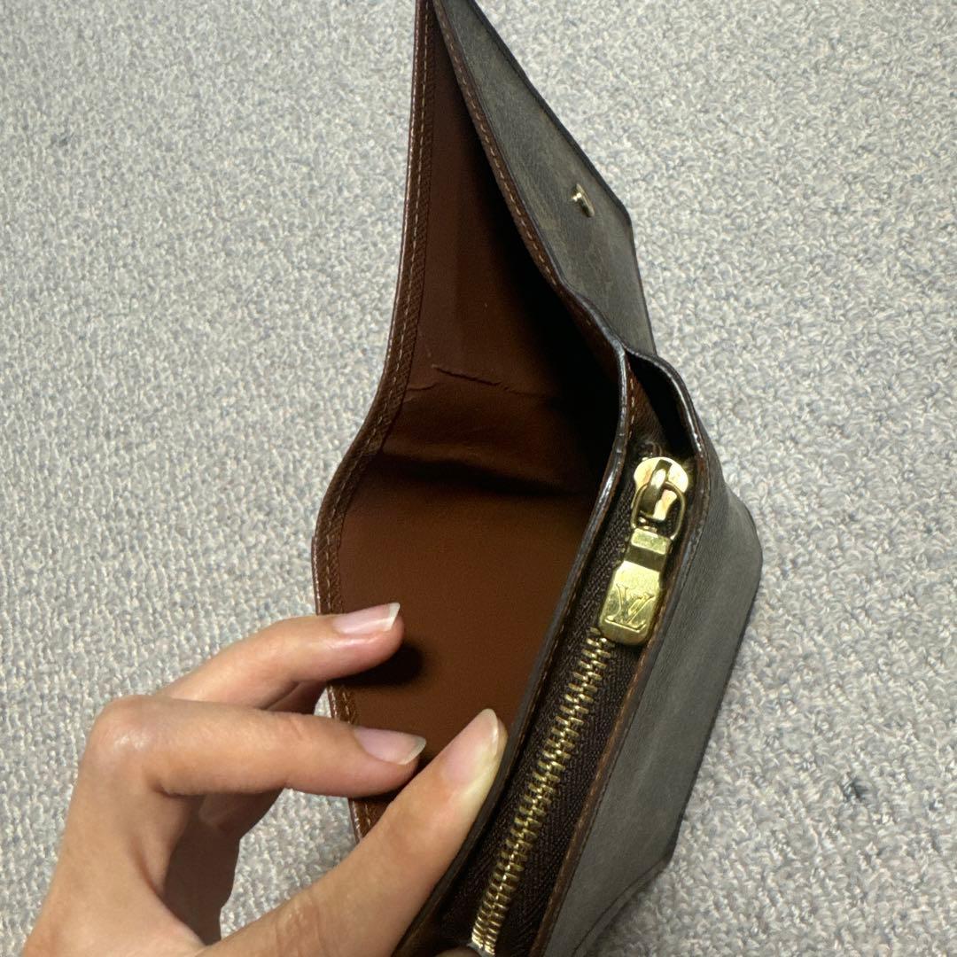 【美品】Louis Vuitton 二つ折り財布 モノグラム