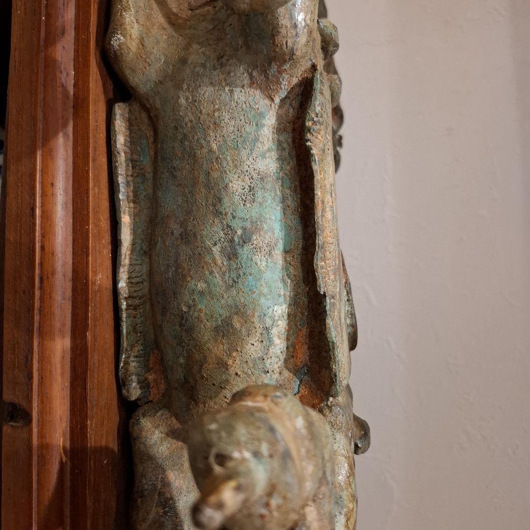 名豪家蔵出し ブロンズ馬の彫刻 台座有り