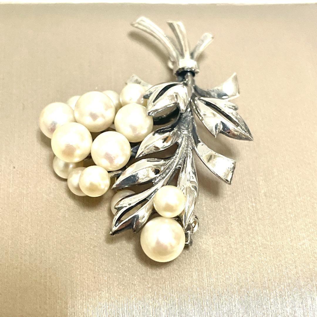 希少✨皇室御用達 MIKIMOTO ミキモト アコヤパール ブローチ コサージュ