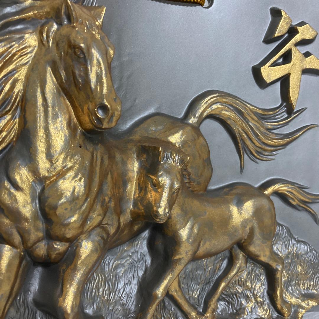 金属製 馬の彫刻 置物 オリジナルボックス付き　着払いでお願いします。