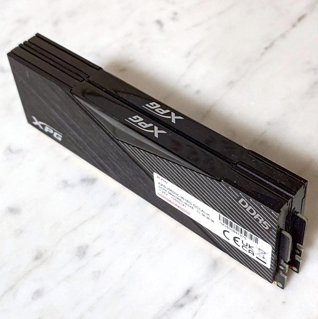 【5600MHz】ADATA XPG DDR5 32GB (16GB 2枚組)