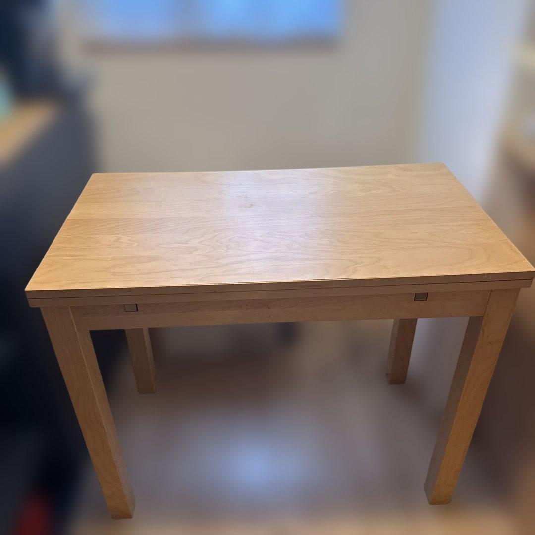 最終価格 イケア BJURSTA ビュースタ 伸長式 エクステンションテーブル