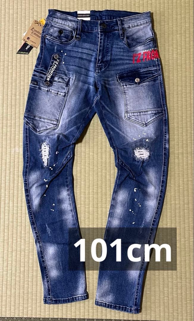 デニムジャケット4L寸 カーゴパンツ101cm2本 まとめ買い
