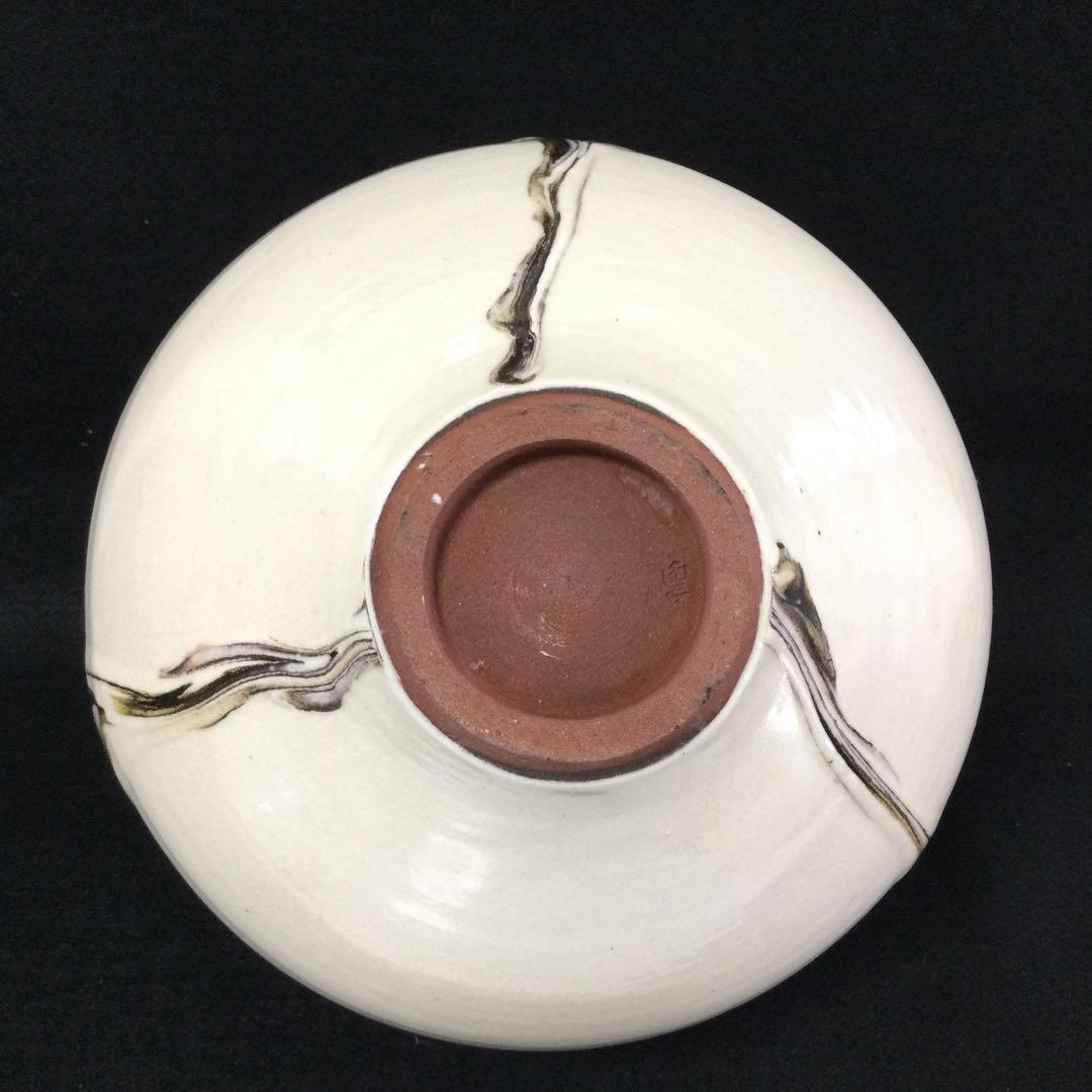 墨流壷 花器 近藤豊作 花瓶 供箱 L195