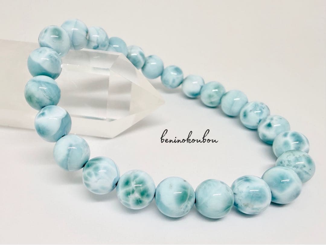 海の静けさを纏う｜高品質ラリマー 天然石ブレスレット