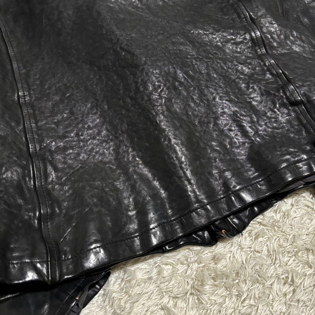極美品✨ISAMU KATAYAMA レザージャケット　ブラック　1447-03