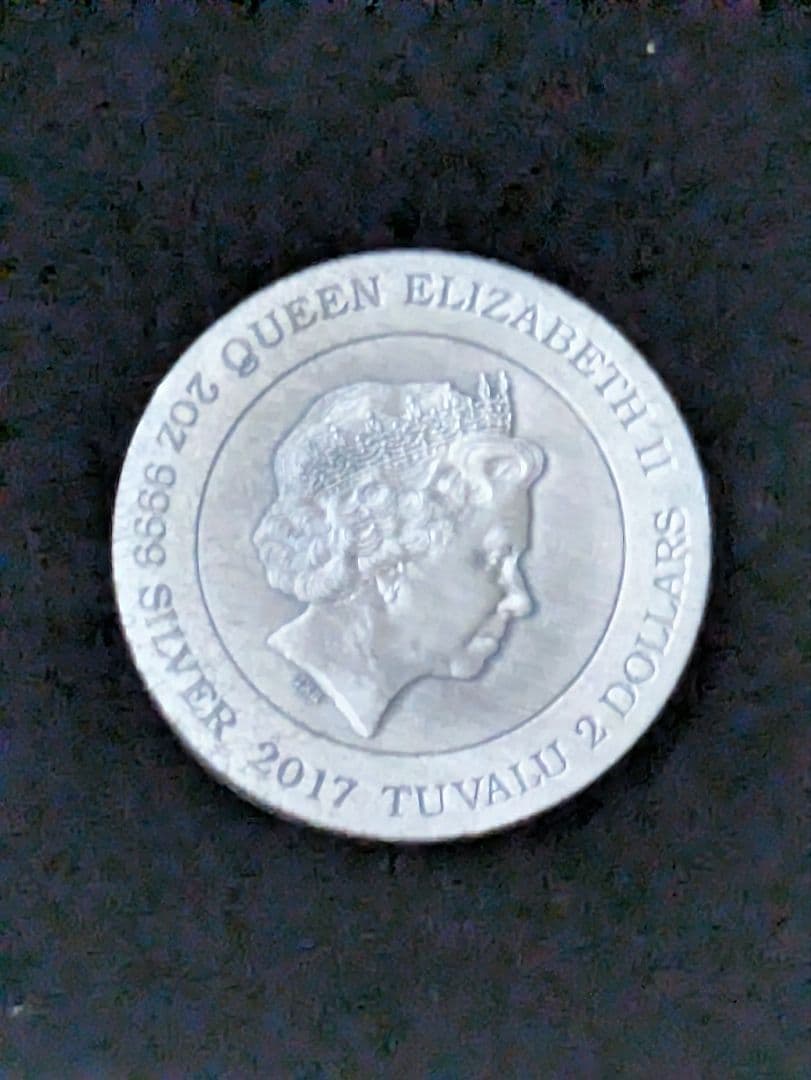 ツバル女神ヘル2オンス純銀