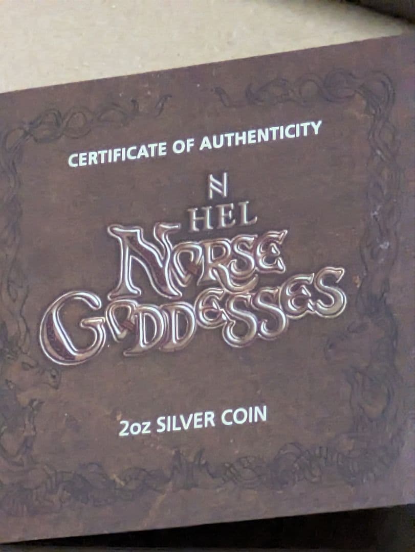 ツバル女神ヘル2オンス純銀