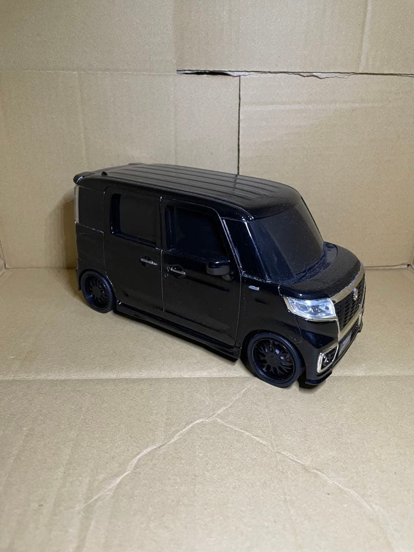 スペーシアカスタム53sカラーサンプル1/18サイズ黒