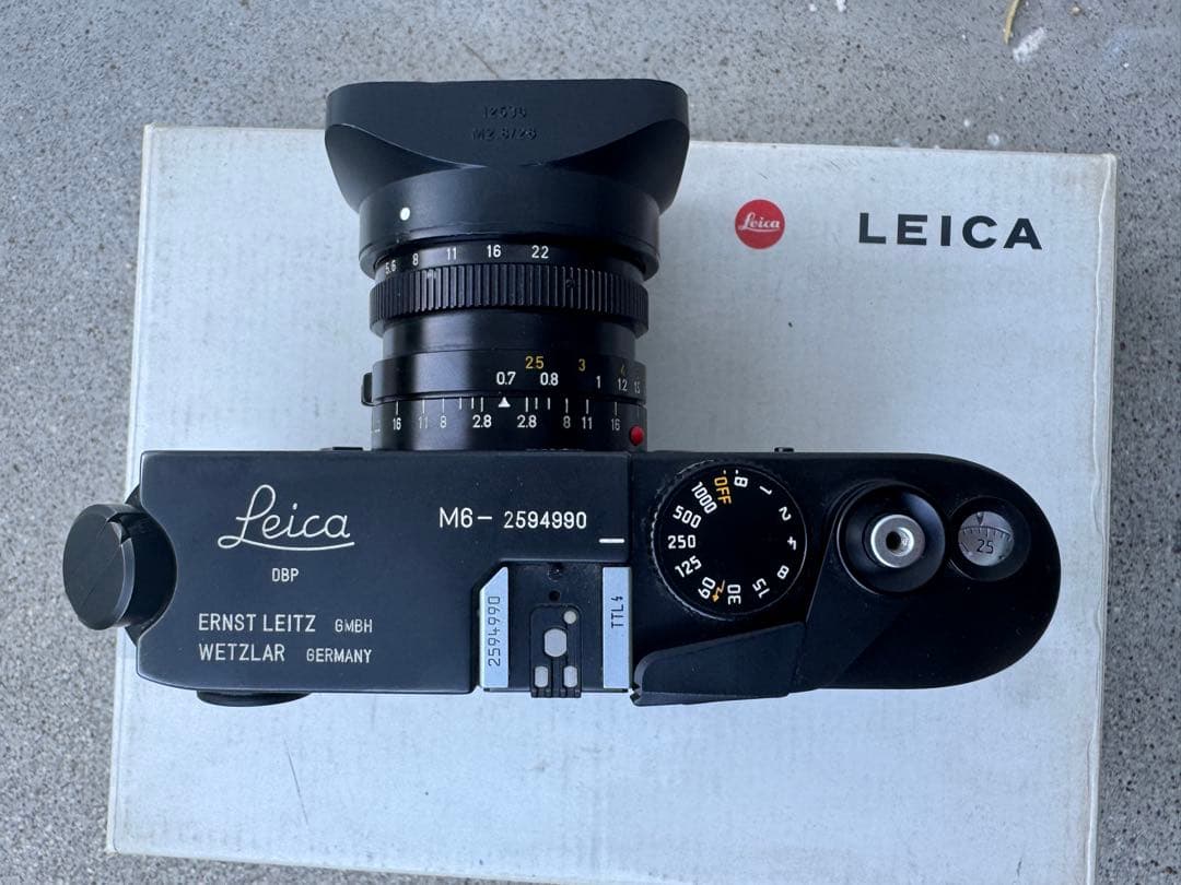 【希少】LEICA M6 TTL (0.85) black chrome