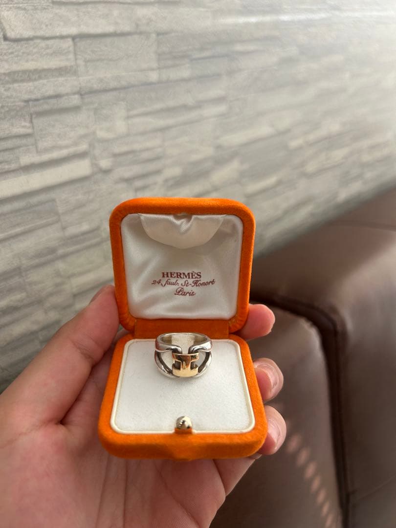 超希少　HERMES シルバーリング　ヒストリー　値下げ可　54 14号