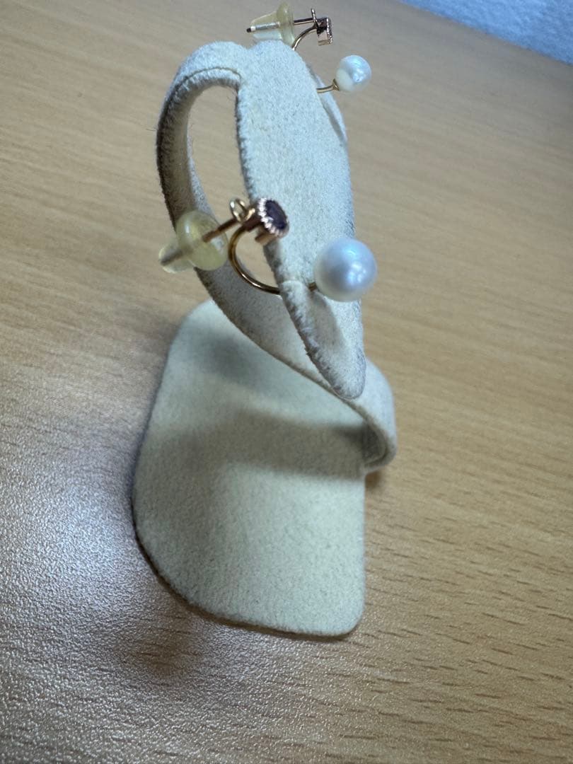 G1741 k18 パール ピアス