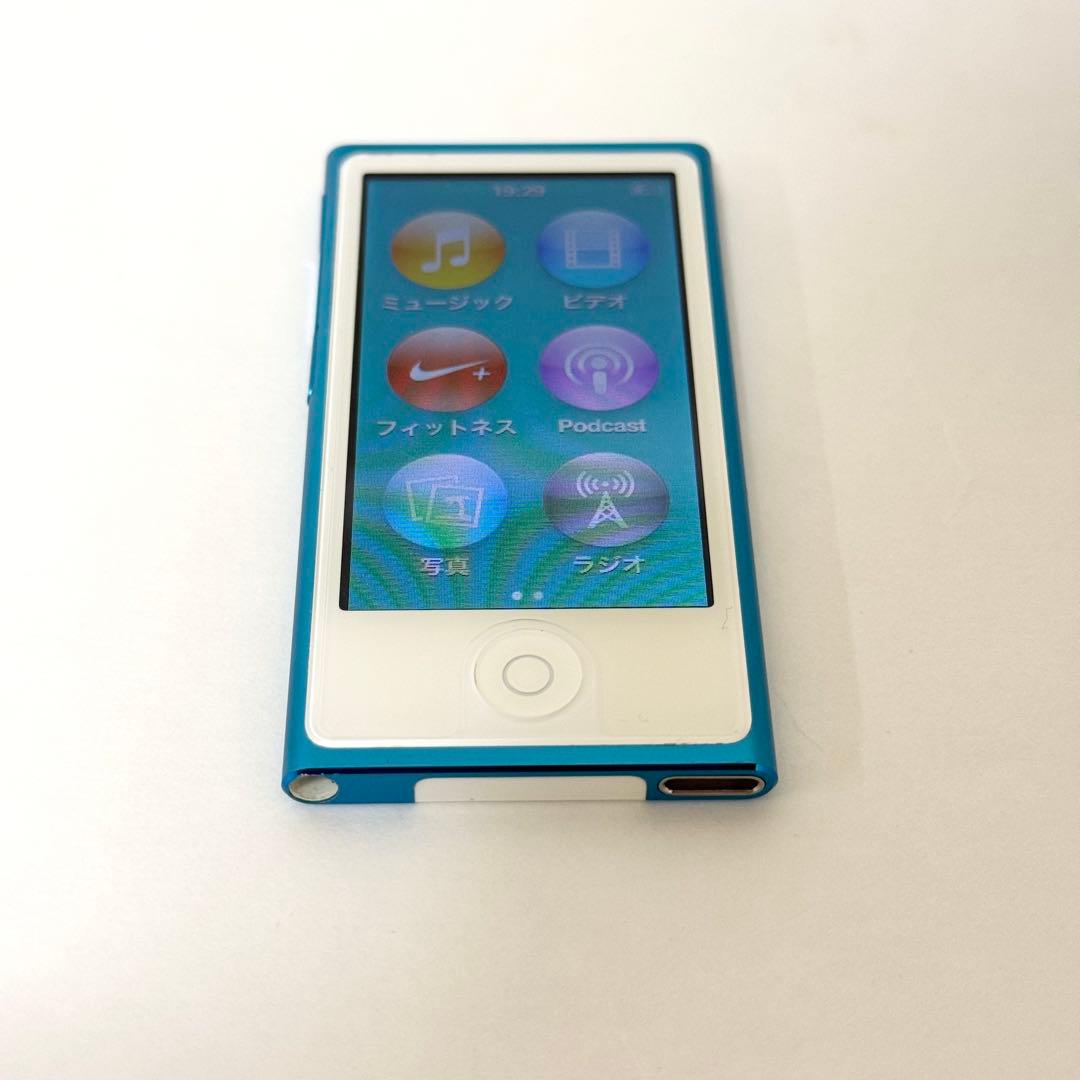 【極美品✨動作確認済】Apple iPod nano 16GB 第7世代 ブルー