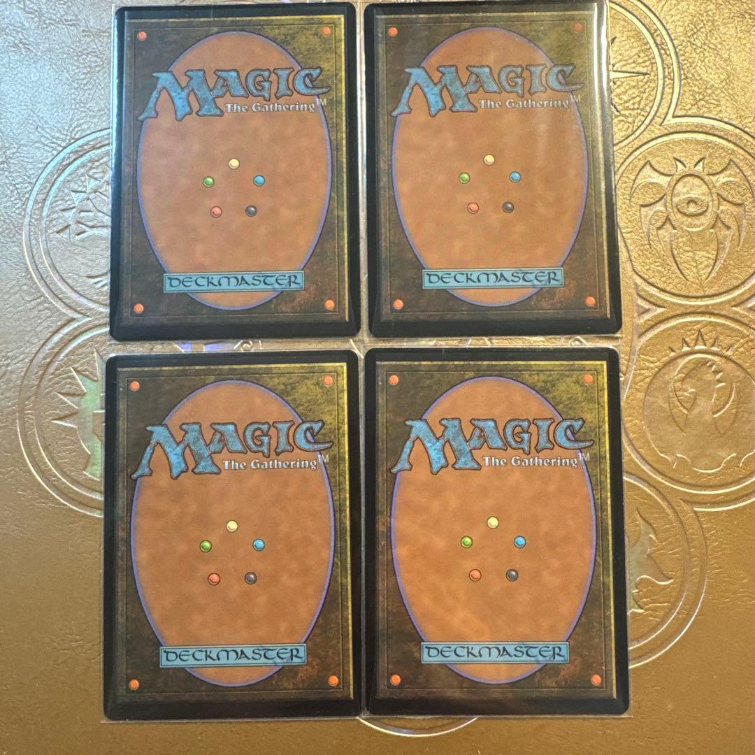 沸騰する小湖　旧枠　英語　4枚セット　MTG