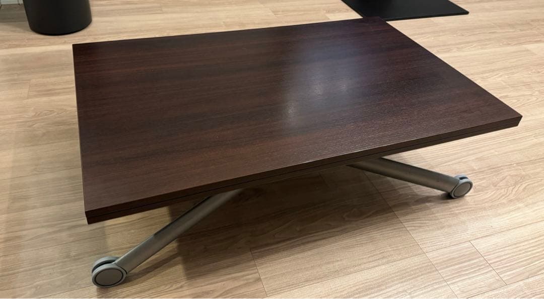 【DOMITALIA】昇降式 拡張テーブル ウォルナット／イタリア製 モダン家具