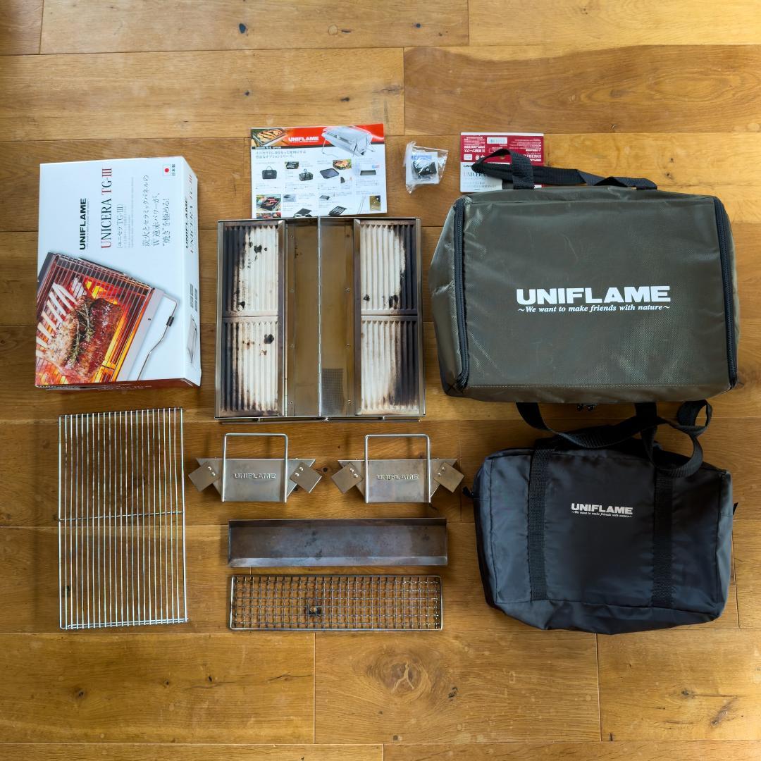 【UNIFLAME】ユニセラTG-Ⅲ ケース他3点セット！ユニフレーム