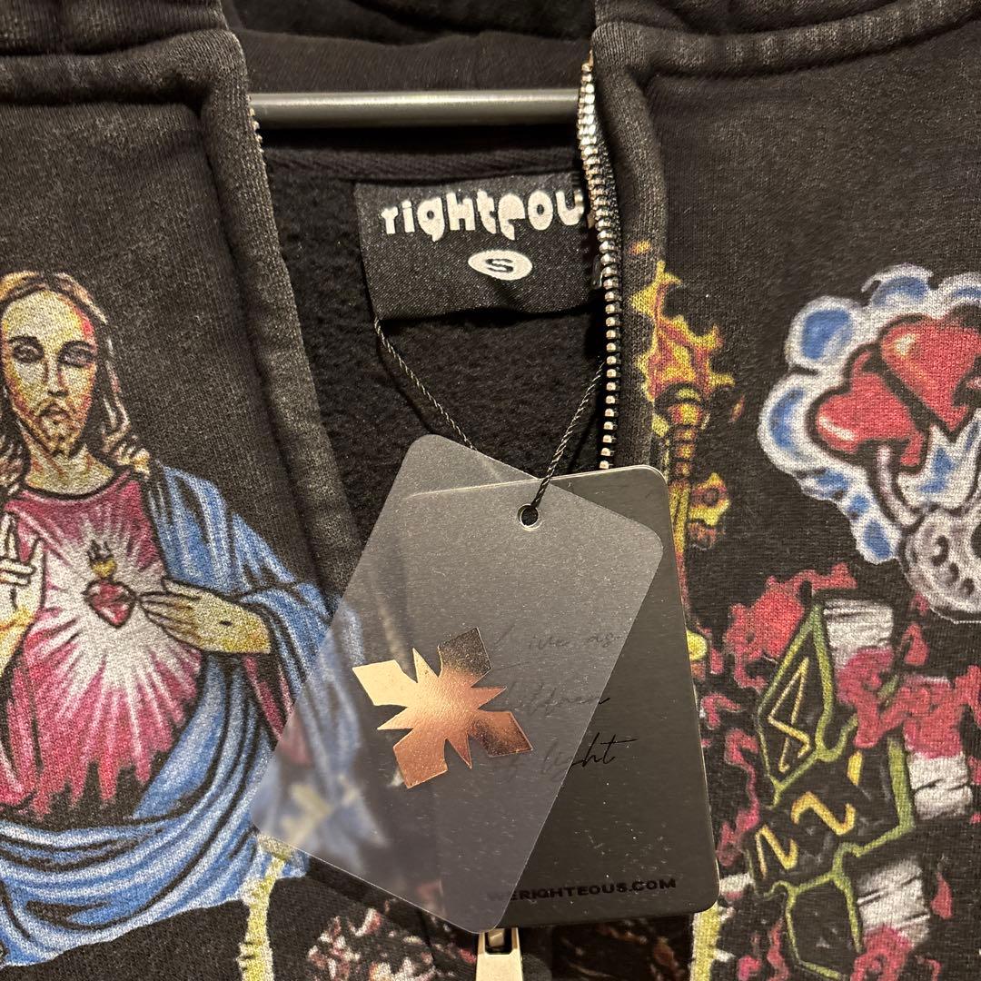 we are righteous パーカー　sp5der hellstar