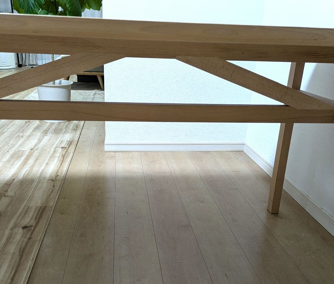 ACTUS \"moku\" 　 日進木工 ナチュラル　ブナ材無垢ダイニングテーブル